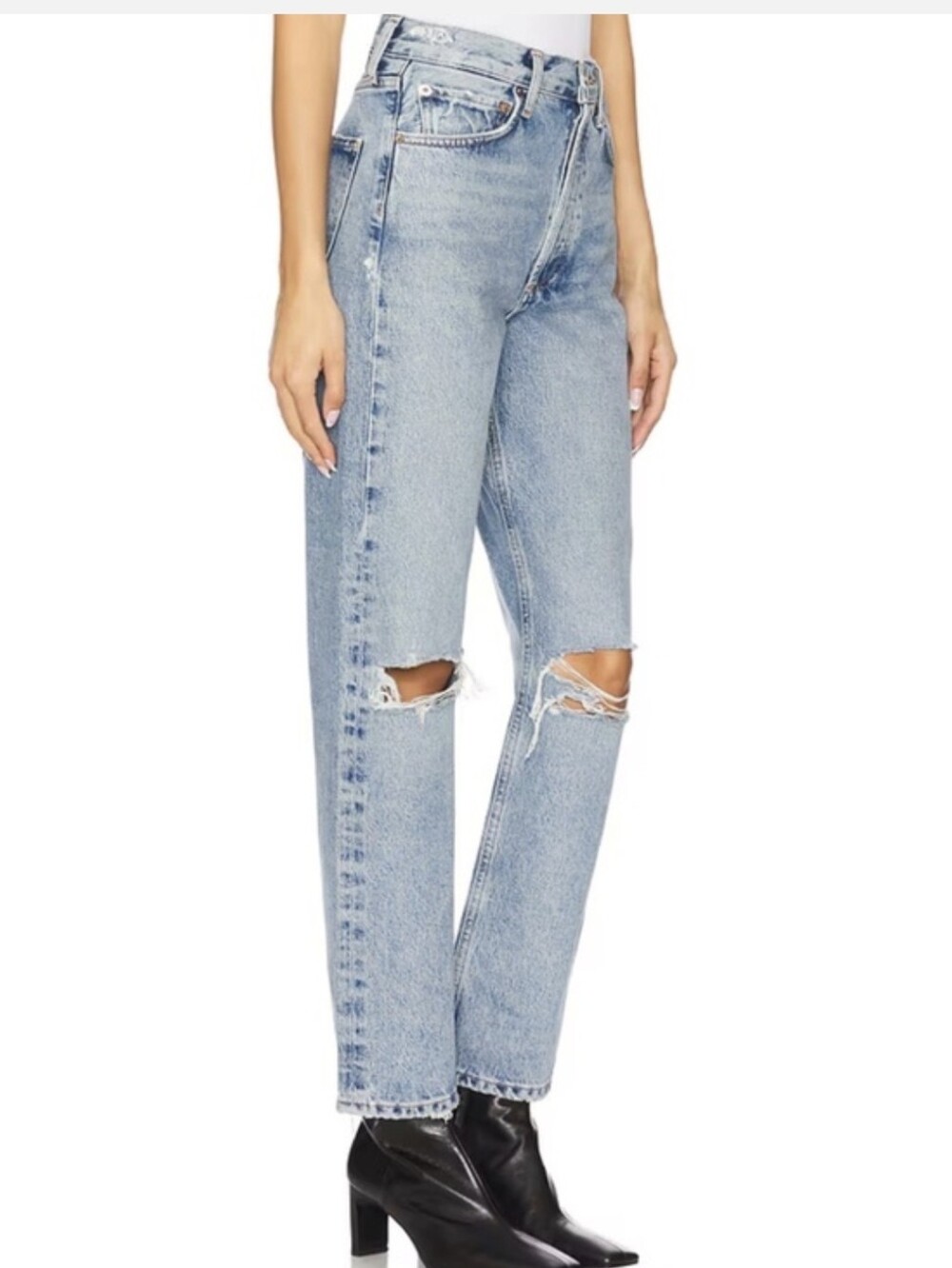 AGOLDE Riley distressed jeans